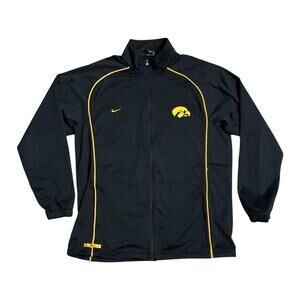 Vintage Nike Track Jacket Mens XL Iowa Hawkeyes Nike Team Full Zip Logo